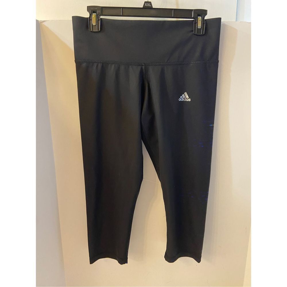 Adidas Climalite M tech fit compression pants medium rn#88387 neon stripes M‎